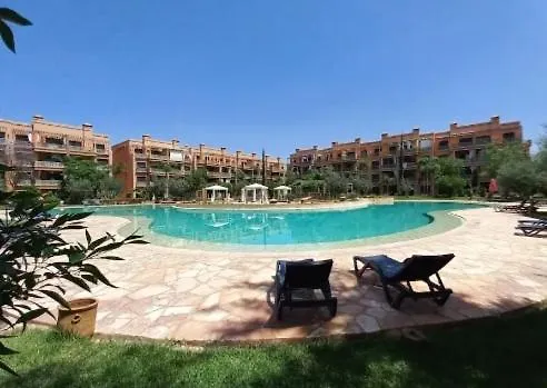 Apartment Bel Appartement Rdj Face Piscine Residence Haut Standing Marrakesch Marokko